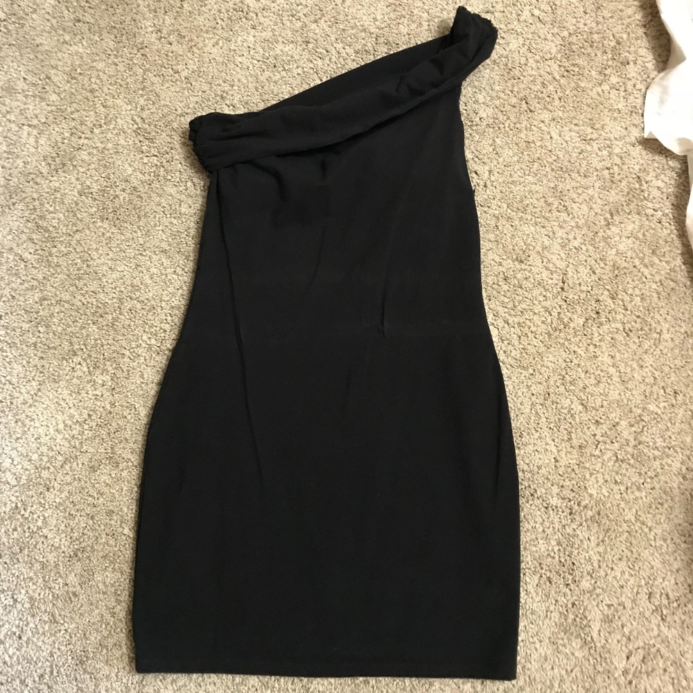 One Shoulder Little Black Dress